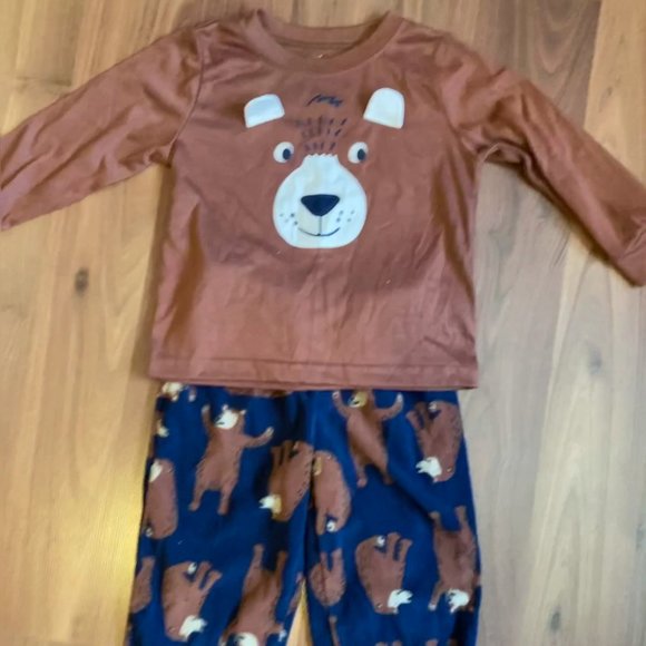Boys Bear PJ Set - Picture 1 of 3